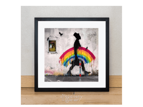 Fotoquadro Kennyrandom | Dripping Rainbow
