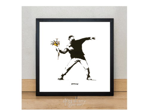 Banksy | Il Lanciatore Di Fiori