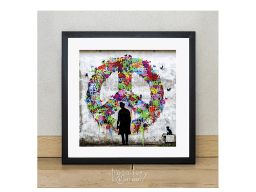 Fotoquadro Kennyrandom - Give Peace a Chance